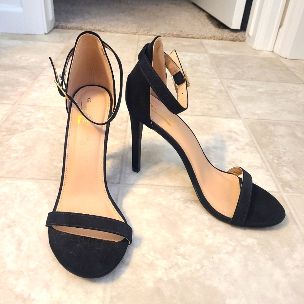 Glaze Ankle strap high heels